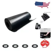 Flexible 10' Long Solid Rubber Sheet 1/8" Thick | Insulation & Vibration Control