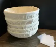 5 BASKETS- Banneton Bread Proofing Baskets, With Liners, Sourdough 10” Round