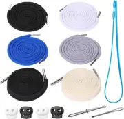 13Pcs Drawstring Cords with Threaders, 13pcs