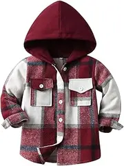 [TBUIALL] clothes of today polo for newborn boys baby boy warm sweater toddler boys fleece jacket white toddler sweatsuit punk baby clothes boy, B, 4-5 Years