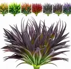 8 Pcs Outdoor Fake Plants UV Resistant Artificial Tall Grass Plants Faux Trop...