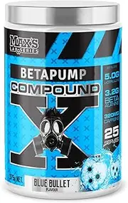 Maxs Lab Series Beta Pump Compound Blue Bullet Pre-workout Powder 375g