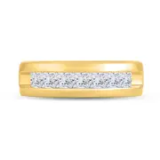1 1/2CT-Diamond FASHION MENS BAND