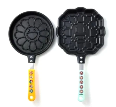 Takashi Murakami Pancake Design Dot Frying Pan 2Set Japan