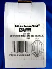 KitchenAid K5AWW WIRE WHIP fits 5 QT Original Box & Paperwork NIB kitchen aid