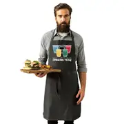 Alcohol Scottish Drinking Team Glasses - Funny Novelty Kitchen Adult Apron