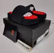 Adidas Y-3 Unisex Platform Slides, FZ4505, Black/Red, Men Size 5, Women 6.5