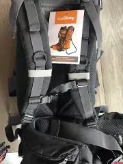 Luvdbaby Premium Baby Carrier Backpack for Hiking Black/Grey NWT/NO BOX