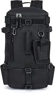 MGTCAR Tactical Fishing Lure Camping Backpack Multifunctional Fish Box Tackle Storage With Rod Holder Equipment Storage Outdoor Men Bag