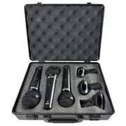 Eikon DM800 Vocal Microphone Kit - 3 Dynamic Mics, Clips & ABS Case [EDM800KIT]
