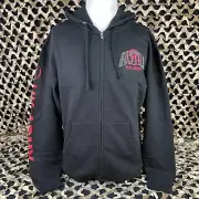 NEW HK Army Arch Zip-Up Hooded Sweatshirt - Black - XX-Large