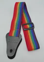 New Fort Bryan Ranger Strap Guitar Sling Strap Adjustable Rainbow RG-07 USA Made