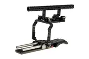 Movcam Universal Cage Kit Handle Bracket Base Plate for Sony F5/F55 Camera