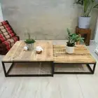 [Mango Trees] "Sanders" Wooden Nesting Coffee Table 70cm