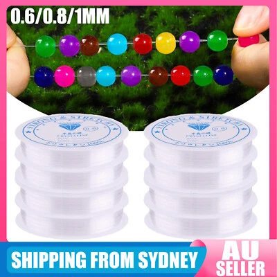 3 Rolls Super Strong Stretch Elastic Cord String Bead Beading Jewelry Bracelet