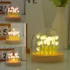 Tulip Night Light Artificial Flower Bedside Sleep Lights Table Luminous ﻿ W7U7