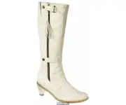 Dr Martens Slip On Boots Jenna High Leg Ecru Palatino 11436270 Doc