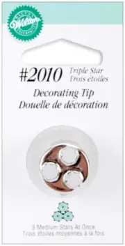 Wilton Decorating Tip-#2010 Triple Star,1Pkg