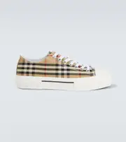 [Burberry] Burberry Burberry Check canvas sneakers AU 9 beige