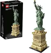 LEGO Architecture Statue of Liberty Construction Set for Adults, Historic Building Set, Famous Statue New York Souvenir, Relaxing 3D Puzzle, Model Building Kit, Home Decor or Office Piece 21042