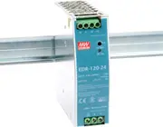 Meanwell 120W 24VDC 5A DIN Rail Power Supply WITH 240V input terminals