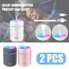 2Pcs NEW 300ml Ultrasonic Aromatherapy Diffuser Air Humidifier Purifier USB