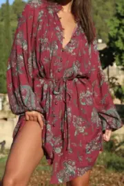 NWT TIGERLILY LADIES PARISO MINI SHIRT DRESS SIZE AU 16