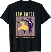 [keoStore] Tap Dance - When in Doubt Dance It Out ds741 T-Shirt Black