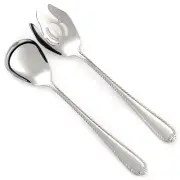 Reed & Barton DOMAIN Stainless 18/10 Rope NEW 12-5/8" SALAD SERVING SET
