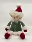JELLYCAT Leffy Elf - Festive Plush Toy with Grassy Coat - Christmas Gift