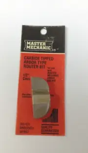 MASTER MECHANIC CARBIDE TIPPED ARBOR TYPE ROUTER BIT - 3/8" COVE - 555623