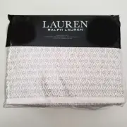 Lauren Ralph Lauren King Estella Trellis print 4PC bed Sheet Set $300 NEW