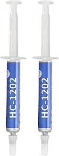 CPU Thermal Paste, High Performance Thermal Paste for Cooling All Processors CPU GPU PC, Ultra Low Thermal Impedance, Thermal Compound Paste, Heatsink Paste, 4g, 2PCS, 12.8W/m. K