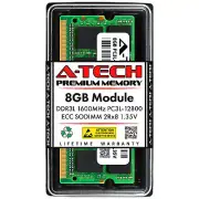 8GB DDR3 1600 ECC SODIMM Kingston AM8D3L16SE11D8NE1 Equivalent Server Memory RAM