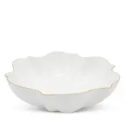 Twig New York Amelie Brushed Gold Serving Salad Bowl