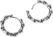 [BESTYASH] 1 Pair Joint Hip Hop Ear Rings for Men Fashion Male Earrings Lightweight and Hypoallergenic Titanium Steel Design for Parties and Special Occasions