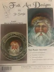 Vintage Christmas Tole Pattern Packet: Merry Christmas Santa by Jo Sonja Jansen