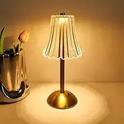 Cordless Table Lamp Portable LED Desk Lamp,Rechargeable Table Lamps with USB Charging 3 Color Adjustable LED Brightness Settings,for Nightstand, Study, Living Room