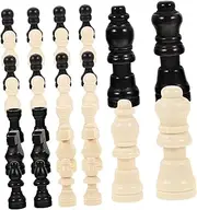 CORHAD 2 Sets Mini Chess Pieces for Chess Board Games Replacement Pieces for Enhance Intelligence Logic Skills Great for Family Fun and Arts Crafts