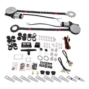 [MaXpeedingrods] Electric Power Window Conversion Universal Kit Lift Regul 2 Door Roll Up Switch