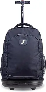 [J World New York] Sunny Rolling Backpack for Kids and Adults, Black, One Size, Sunny Rolling Backpack for Kids and Adults