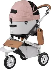 AirBuggy for Pet DOME3 Set Regular Salmon Berry AD3222 Regular Salmon Berry Dome 3 Air Buggy Outing Foldable