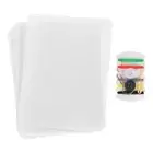 16Pcs Iron on Patches with Sewing Kit 4.9"x3.7" Patches for Clothes White