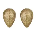2 Pcs Wasp Nest Decoy Wasp Deterrent for Outdoor Hanging, Home and Garden B Y1H9
