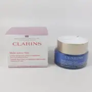Clarins Multi-Active Nuit Targets Fine Lines Night Cream Dry Skin 50 ml *NEW*
