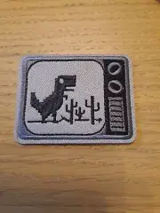 Dinasour On TV Scout Camp Blanket Badge