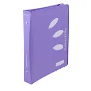 Colourhide 48cm Zipper Ring Binder File/Paper Holder Document Organiser Lavender