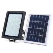 1 Only Solar Powered 150 LED Radar Motion Sensor Flood Light Waterproof Outdoor Warm White Security Lamp