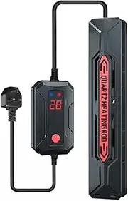 DONGKER Aquarium Heater, 1200W Submersible Fish Tank Heater Fast Heating W/Extra LED Temperature Controller for 55~180 Gallon Saltwater and Freshwater