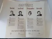 Englewood NJ REPUBLICAN PARTY 1972 Election Flyer BOEMI AXELROD HERSCH FERNANDEZ